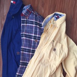 Lot of Tommy Hilfiger long sleeve button up shirts
